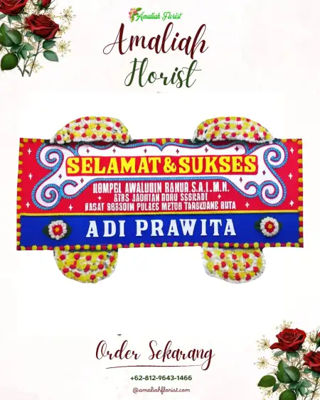 Papan Bunga Ucapan Selamat Donowarih